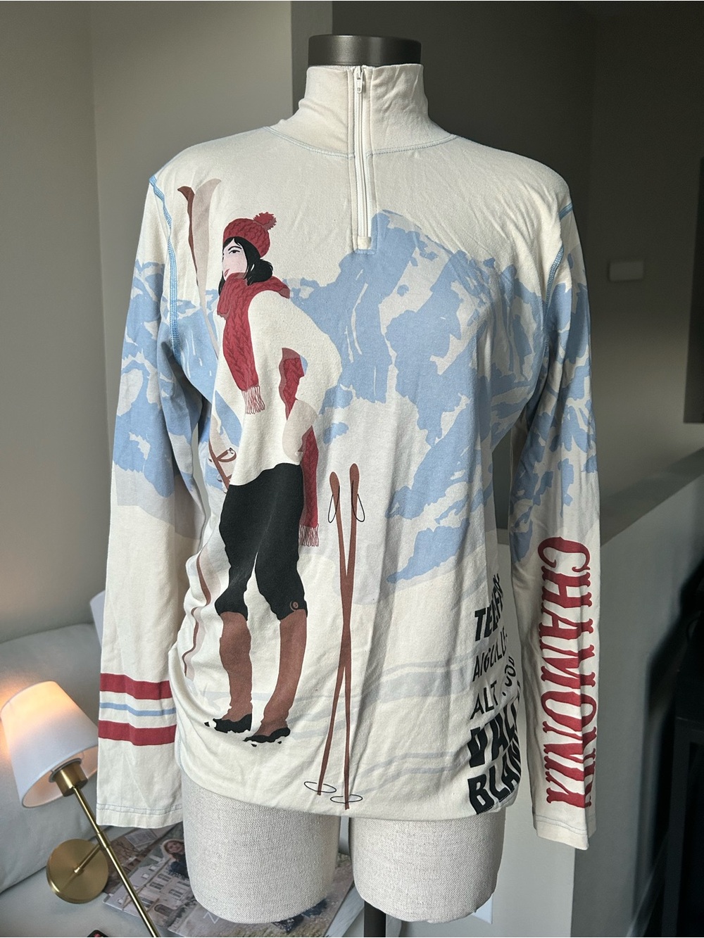 Neve Chamonix Silk Zip Base Layer Size S